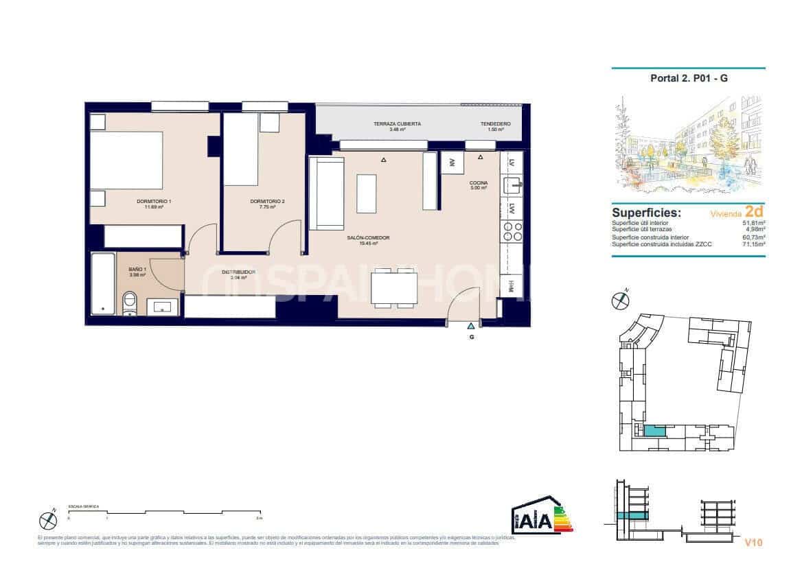 2 chambre Appartement à vendre à Alicante ville avec piscine - 216 000 € (Ref: 9928712)