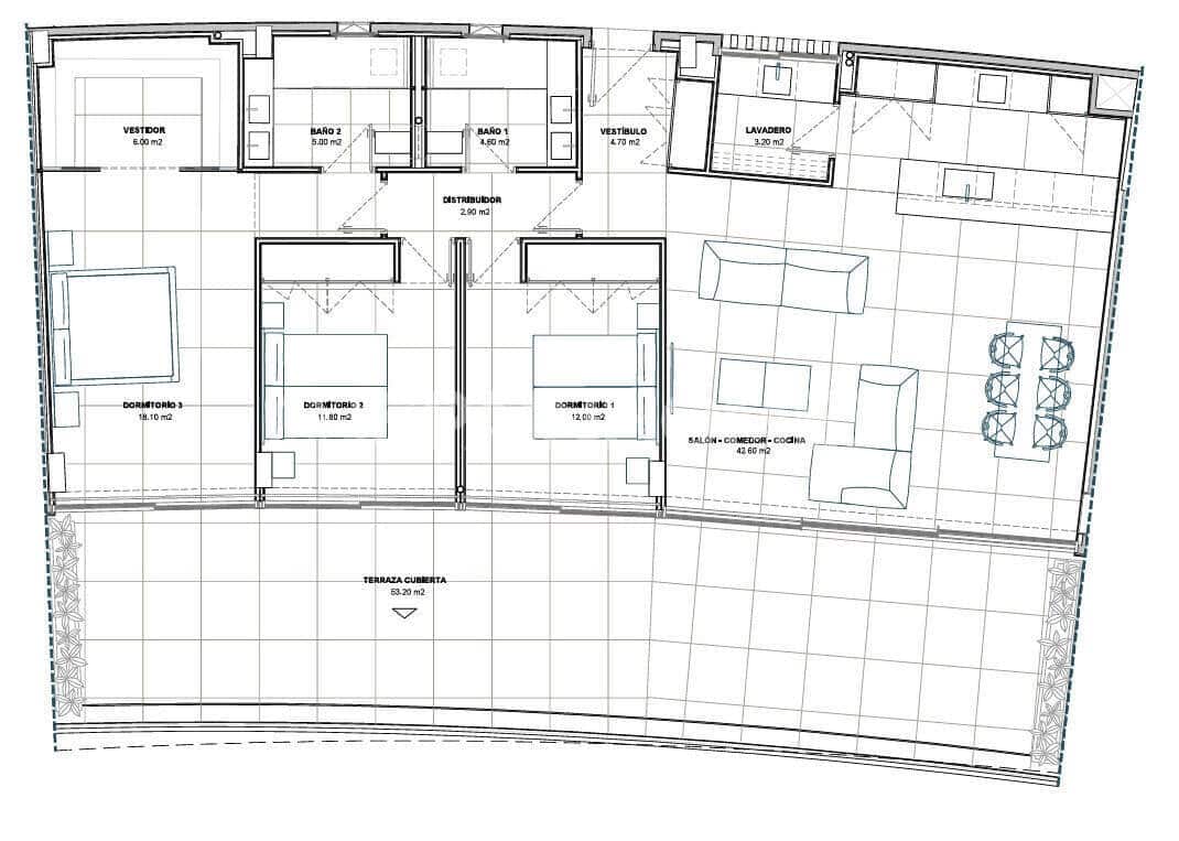 Piso de 2 habitaciones en Fuengirola en venta con piscina - 885.000 € (Ref: 9941707)