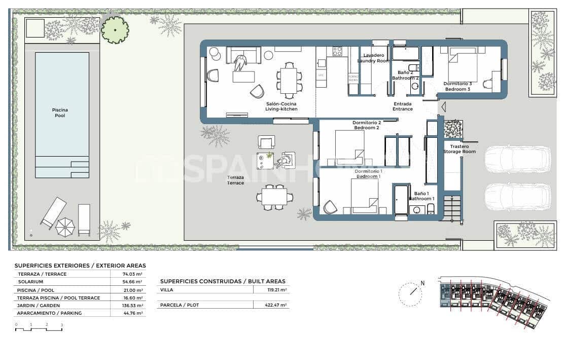 3 camera da letto Villa in vendita in Corvera con piscina - 482.000 € (Rif: 9961979)