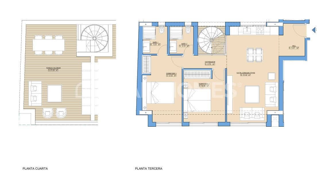 2 camera da letto Appartamento in vendita in Malaga citta con piscina - 560.000 € (Rif: 9961983)