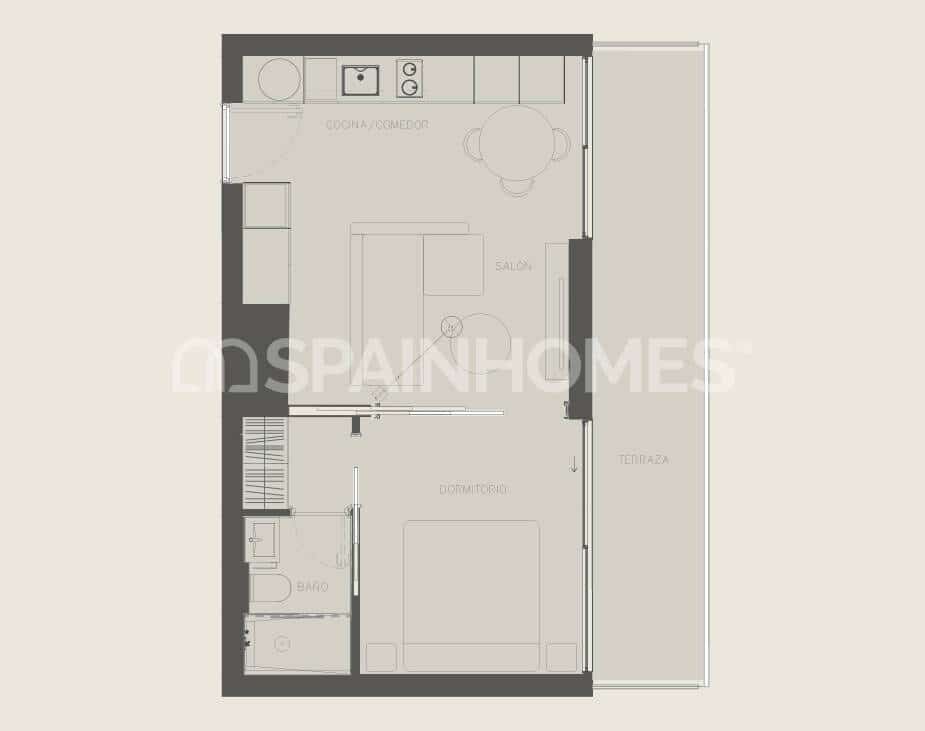 1 soverom Leilighet til salgs i Torremolinos med svømmebasseng - € 377 000 (Ref: 9966115)