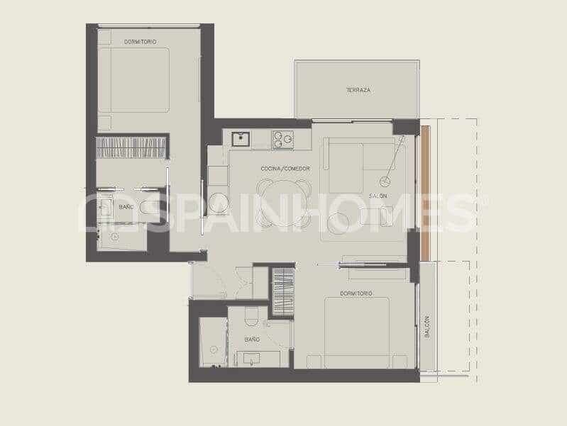 1 soverom Leilighet til salgs i Torremolinos med svømmebasseng - € 377 000 (Ref: 9966115)
