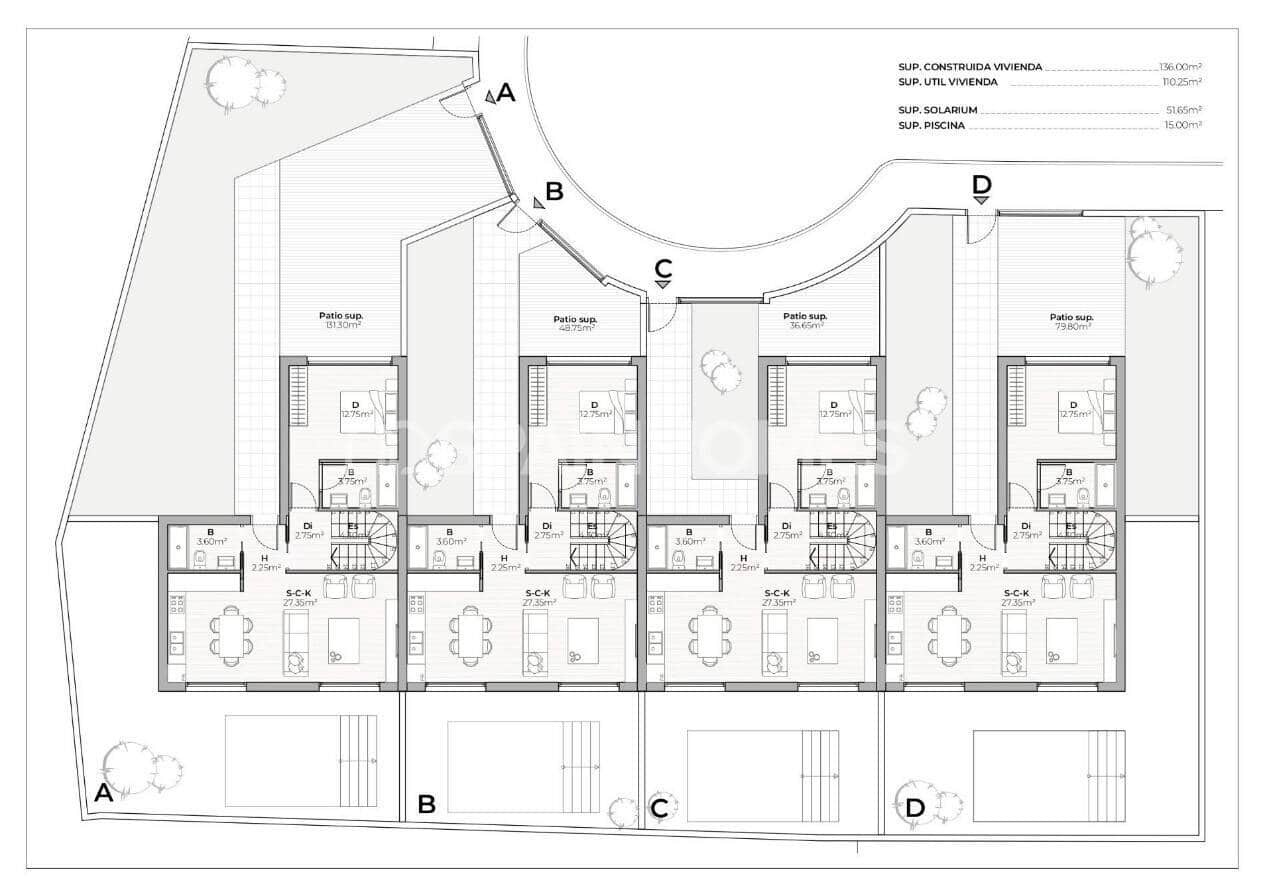 4 Zimmer Villa zu verkaufen in Mazarron mit Pool - 269.000 € (Ref: 9978140)