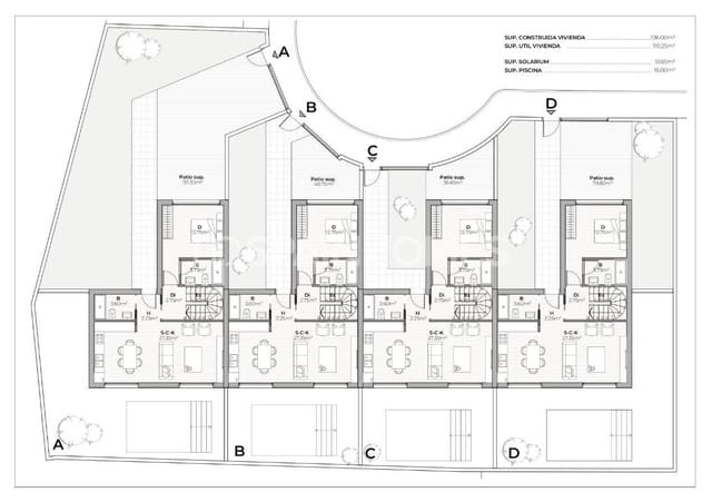 4 Zimmer Villa zu verkaufen in Mazarrón ciudad, Mazarrón mit Pool - 269.000 € (Ref: 9978140)