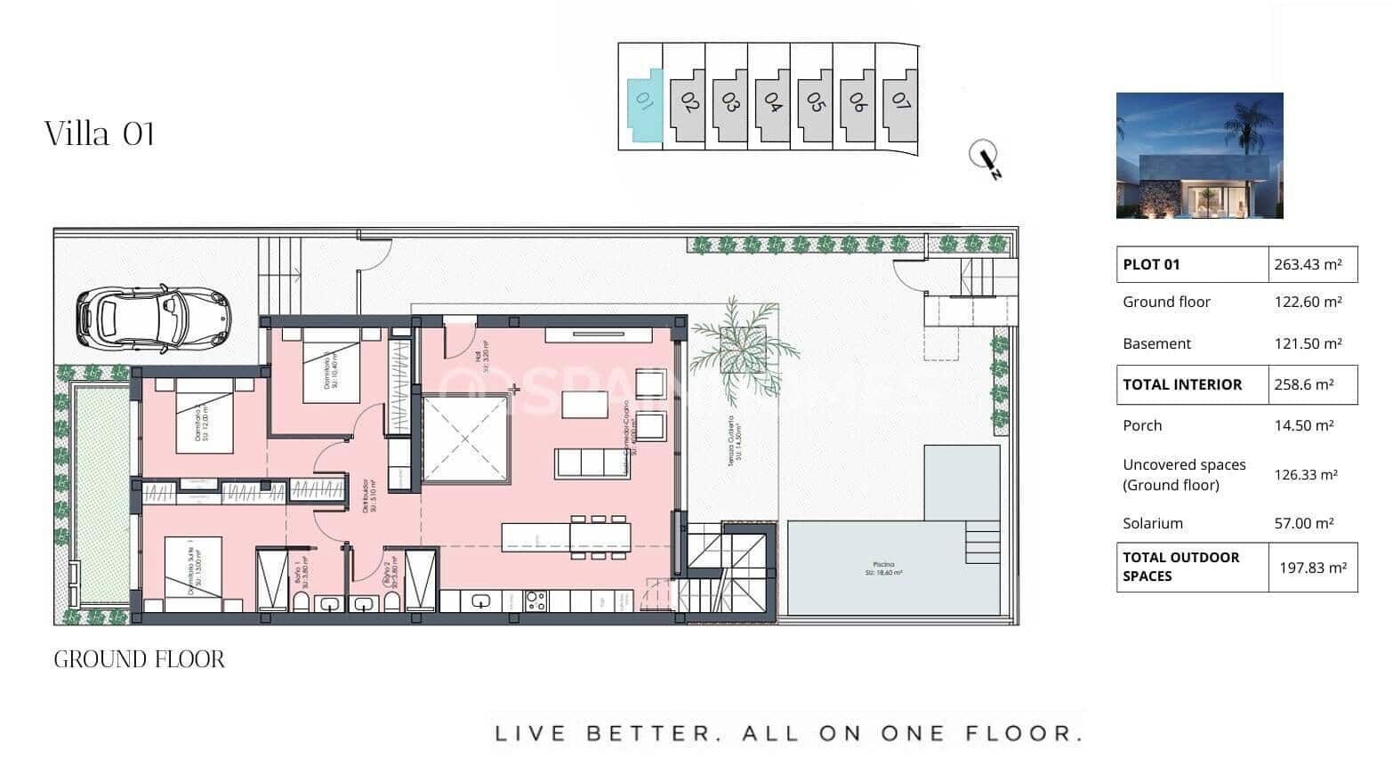 3 slaapkamer Villa te koop in Torre-Pacheco met zwembad - € 695.000 (Ref: 9978141)