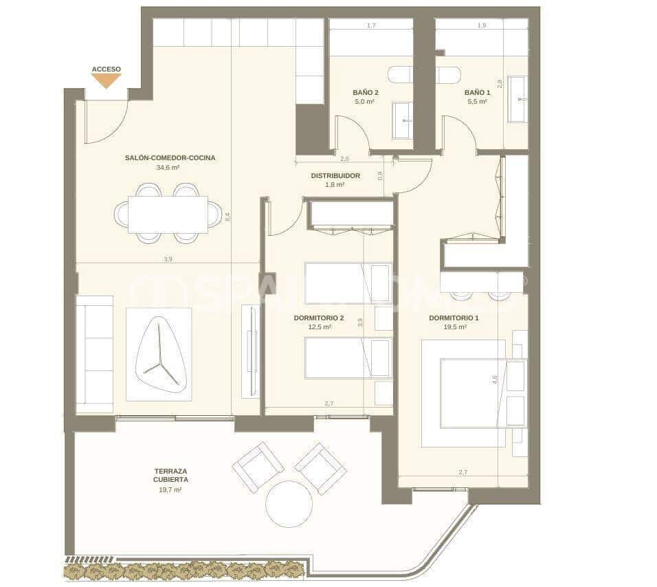 1 sypialnia Mieszkanie na sprzedaż w San Pedro de Alcantara z basenem - 595 000 € (Ref: 9986357)