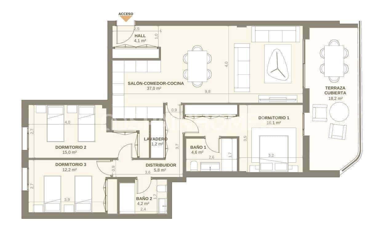 1 sypialnia Mieszkanie na sprzedaż w San Pedro de Alcantara z basenem - 595 000 € (Ref: 9986357)