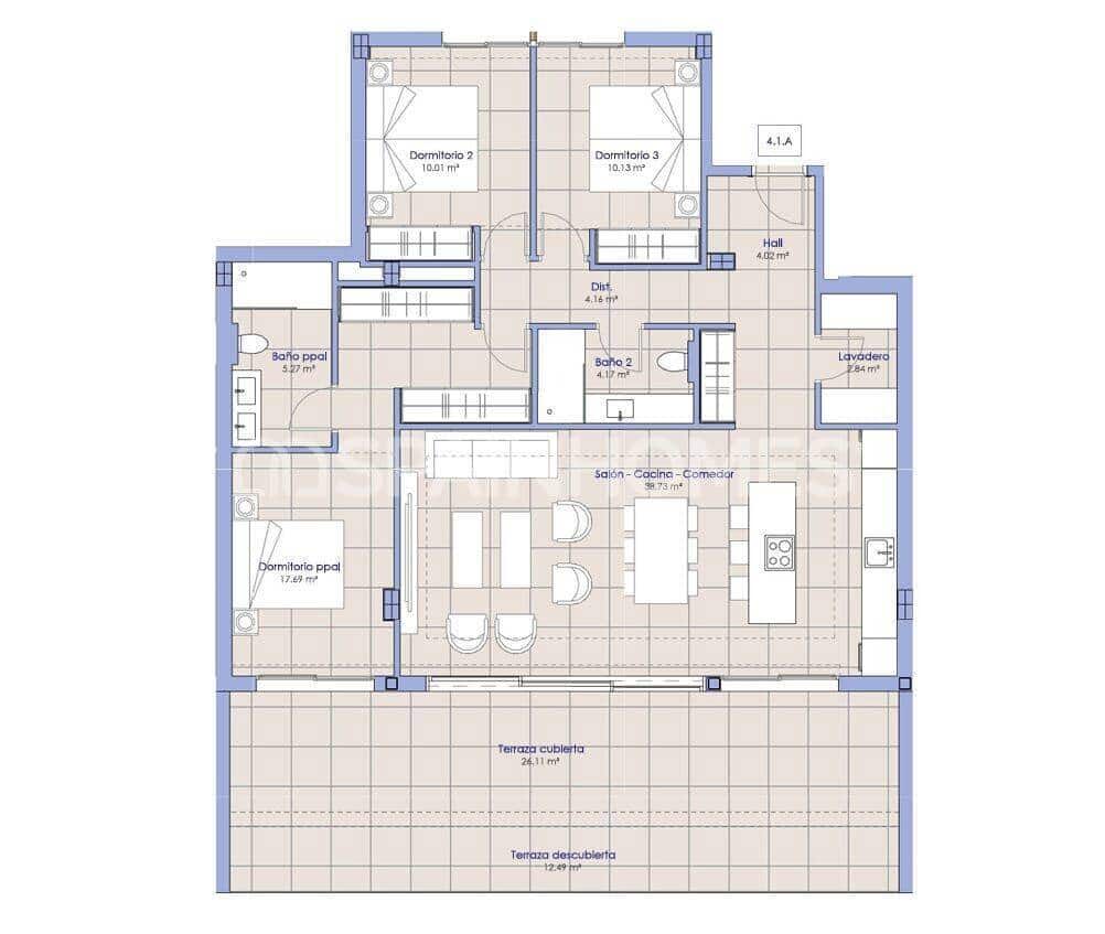 3 soveværelse Lejlighed til salg i Miraflores med swimmingpool - € 945.000 (Ref: 9998073)