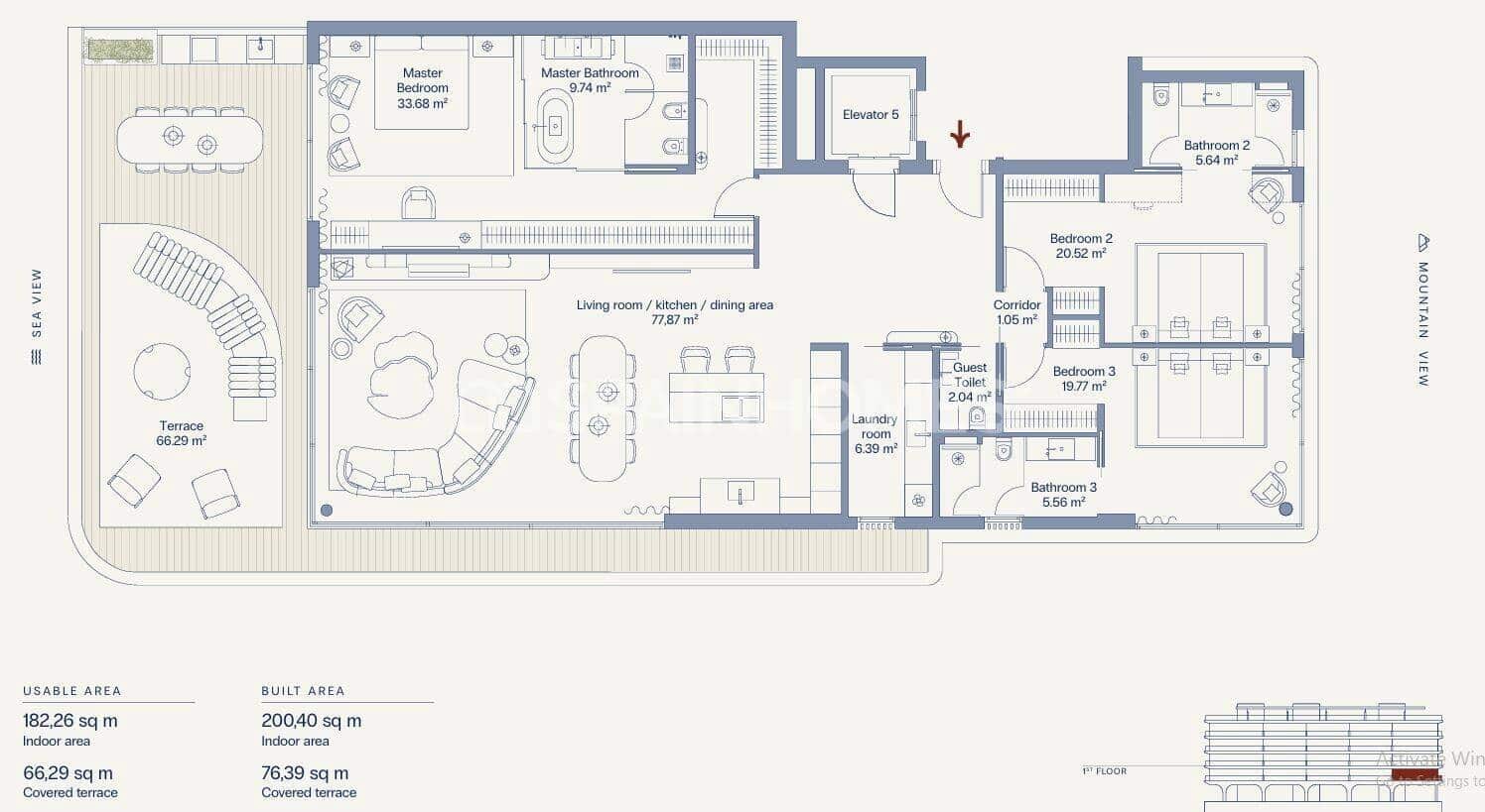 3 soverom Leilighet til salgs i Estepona med svømmebasseng - € 2 500 000 (Ref: 9998074)