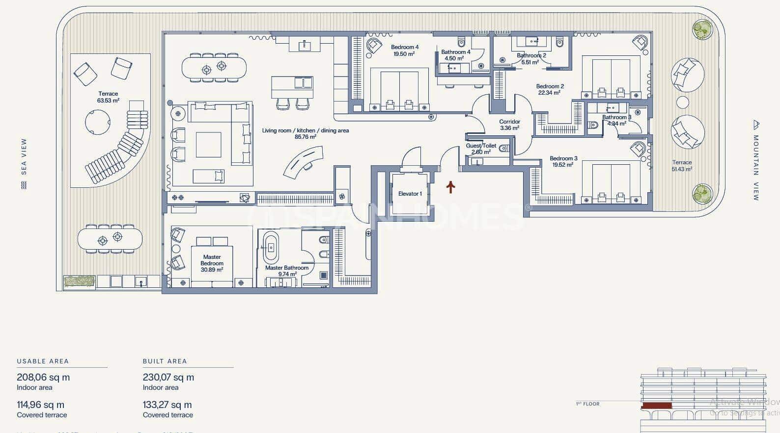 3 soverom Leilighet til salgs i Estepona med svømmebasseng - € 2 500 000 (Ref: 9998074)