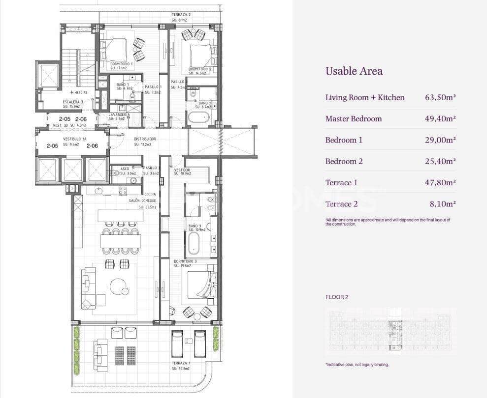 3 soverom Leilighet til salgs i Estepona med svømmebasseng - € 3 550 000 (Ref: 9998075)