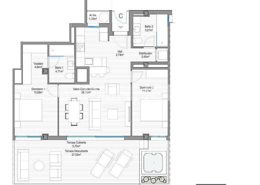 3 sypialnia Mieszkanie na sprzedaż w Fuengirola z basenem - 389 000 € (Ref: 9998078)
