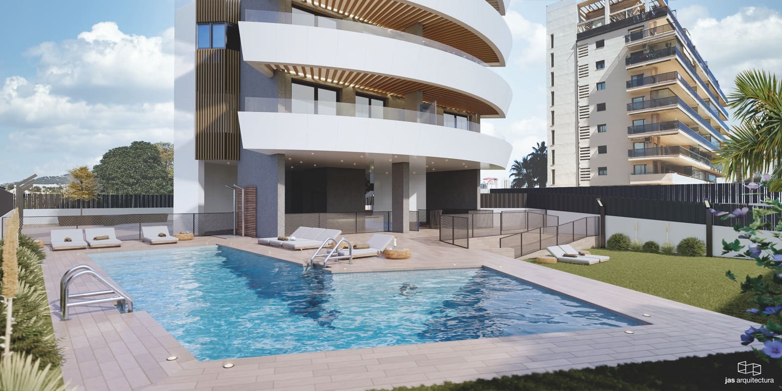 3 soveværelse Lejlighed til salg i Calpe / Calp med swimmingpool garage - € 666.000 (Ref: 8997583)