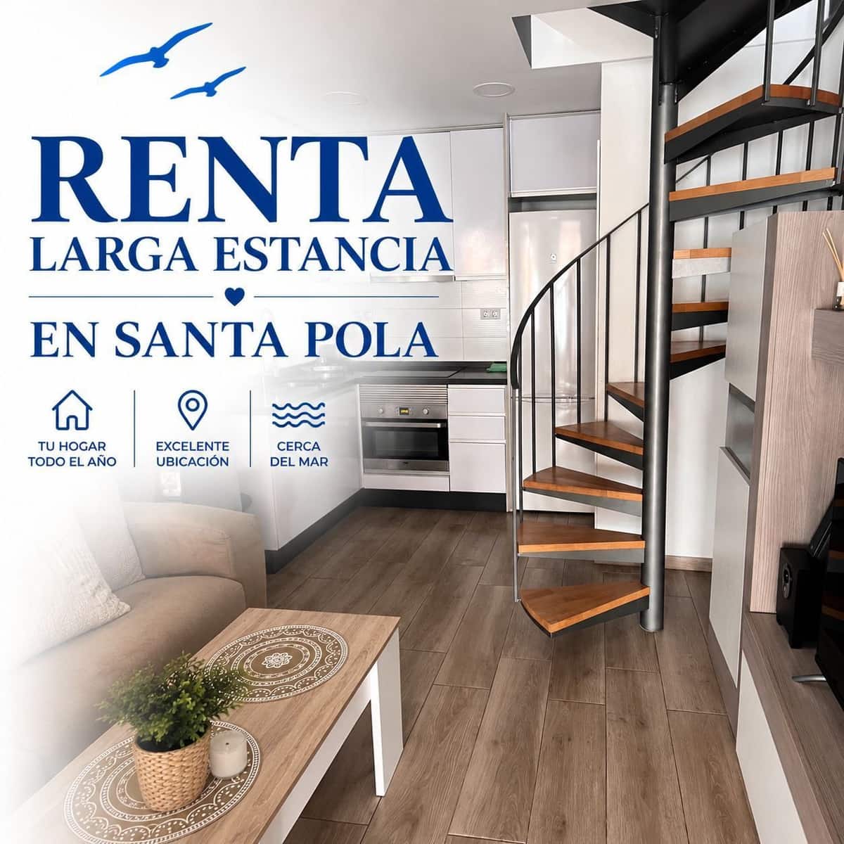1 sovrum Bungalow att hyra i Santa Pola - 800 € (Ref: 10063848)
