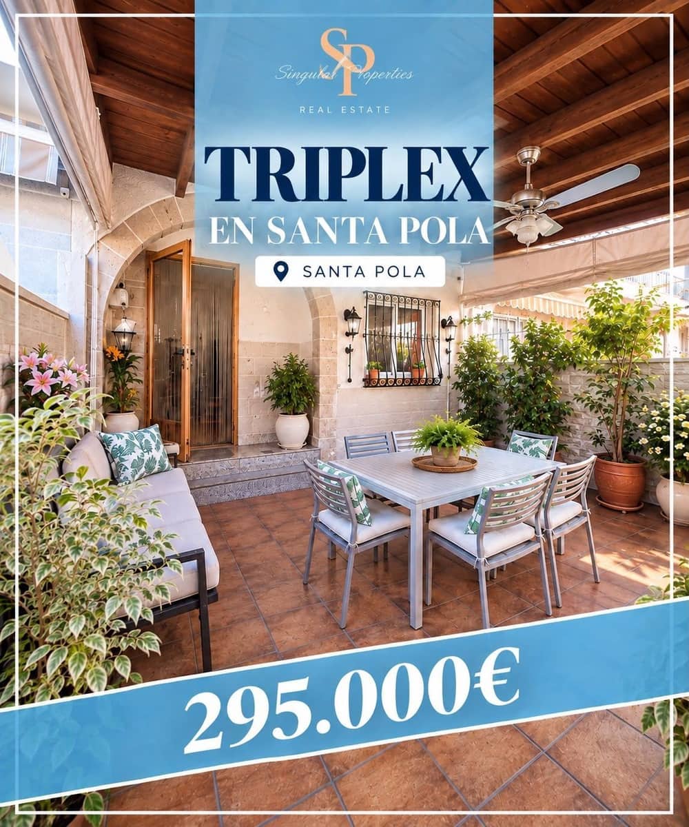 4 sovrum Hus till salu i Santa Pola - 295 000 € (Ref: 10097635)