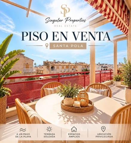 3 Zimmer Wohnung zu verkaufen in Santa Pola - 170.000 € (Ref: 10174413)