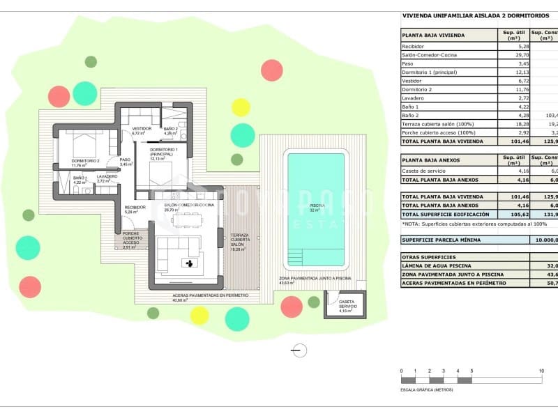 2 makuuhuone Huvila myytävänä paikassa Pinoso mukana uima-altaan - 346 000 € (Ref: 9625594)