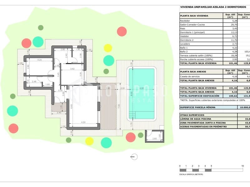 2 makuuhuone Huvila myytävänä paikassa Pinoso mukana uima-altaan - 346 000 € (Ref: 9625594)