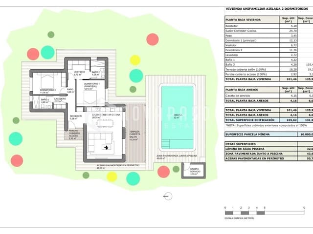 2 quarto Moradia para venda em Pinoso com piscina - 346 000 € (Ref: 9625594)