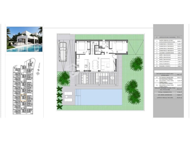 4 soveværelse Villa til salg i Finestrat med swimmingpool - € 875.000 (Ref: 9625600)