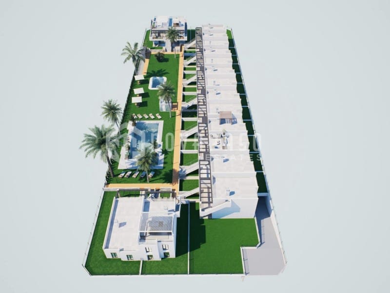 2 quarto Bungalow para venda em Pilar de la Horadada com piscina - 299 900 € (Ref: 9625615)