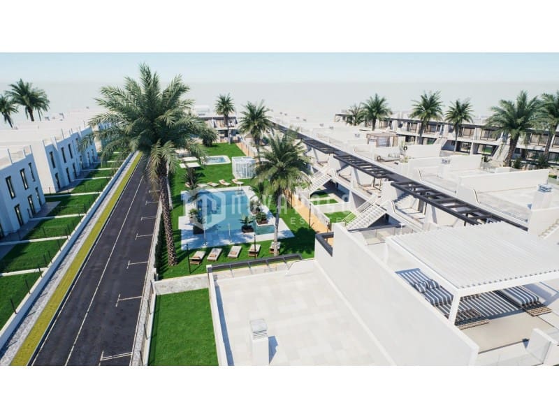 2 quarto Bungalow para venda em Pilar de la Horadada com piscina - 299 900 € (Ref: 9625615)