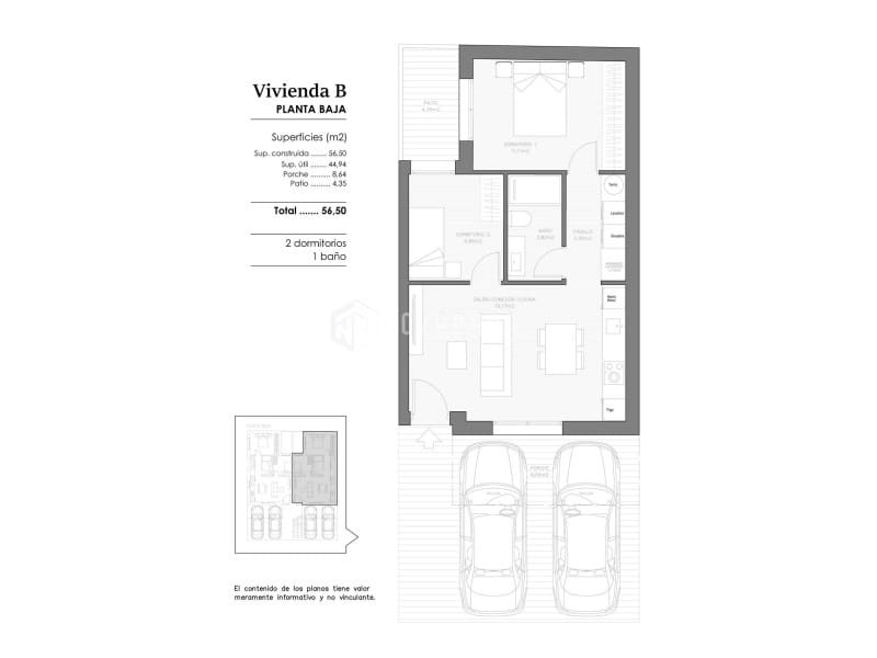 2 soverom Leilighet til salgs i Orihuela - € 131 250 (Ref: 9625616)