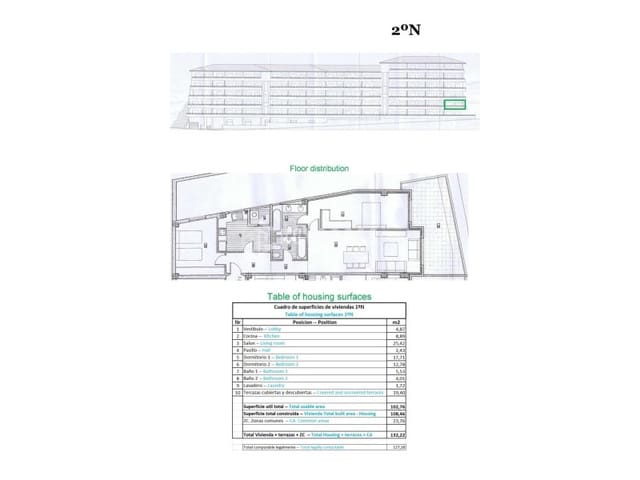 2 makuuhuone Huoneisto myytävänä paikassa Relleu mukana uima-altaan - 159 000 € (Ref: 9625627)