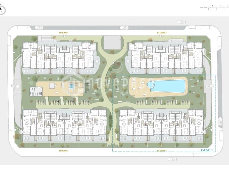 2 Zimmer Apartment zu verkaufen in Pilar de la Horadada mit Pool - 269.000 € (Ref: 9625629)