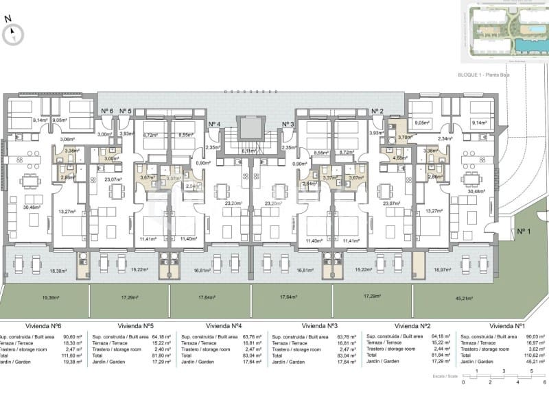 2 Zimmer Apartment zu verkaufen in Pilar de la Horadada mit Pool - 269.000 € (Ref: 9625629)