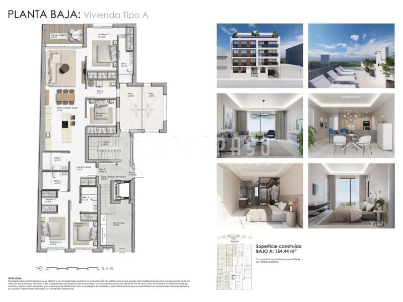 4 slaapkamer Appartement te koop in Guardamar del Segura met zwembad - € 530.000 (Ref: 9625630)