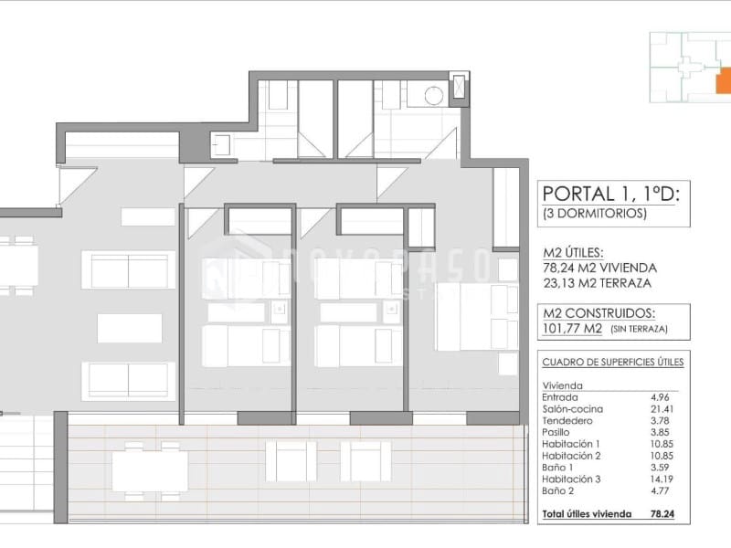 3 Zimmer Apartment zu verkaufen in Javea / Xabia mit Pool - 375.000 € (Ref: 9625652)