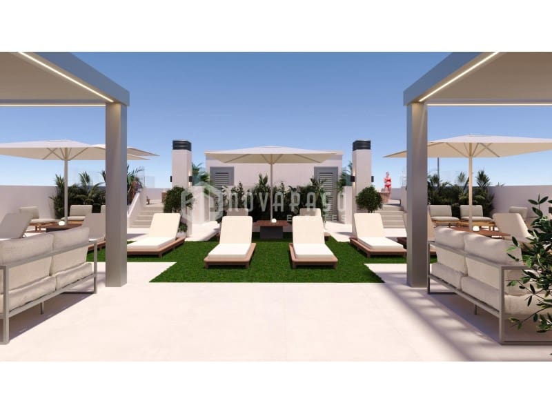 2 Zimmer Penthouse zu verkaufen in Orihuela Costa mit Pool - 235.000 € (Ref: 9625653)