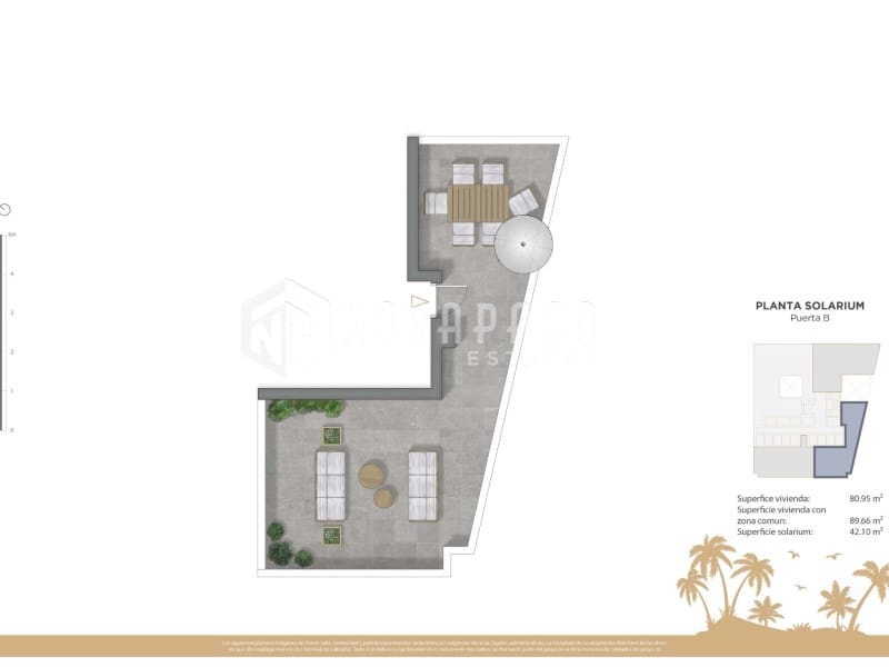 2 Zimmer Penthouse zu verkaufen in Guardamar del Segura mit Pool - 384.500 € (Ref: 9625656)