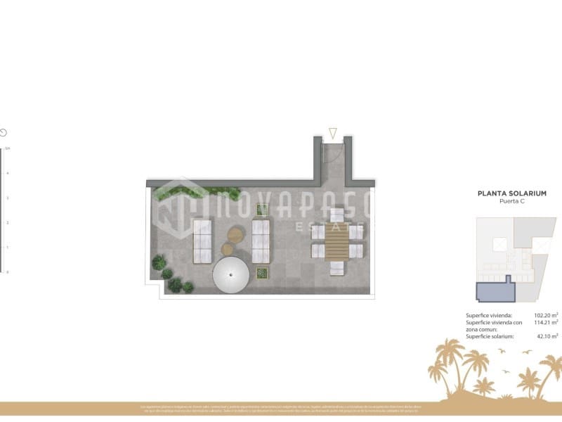 3 sypialnia Penthouse na sprzedaż w Guardamar del Segura z basenem - 449 500 € (Ref: 9625661)