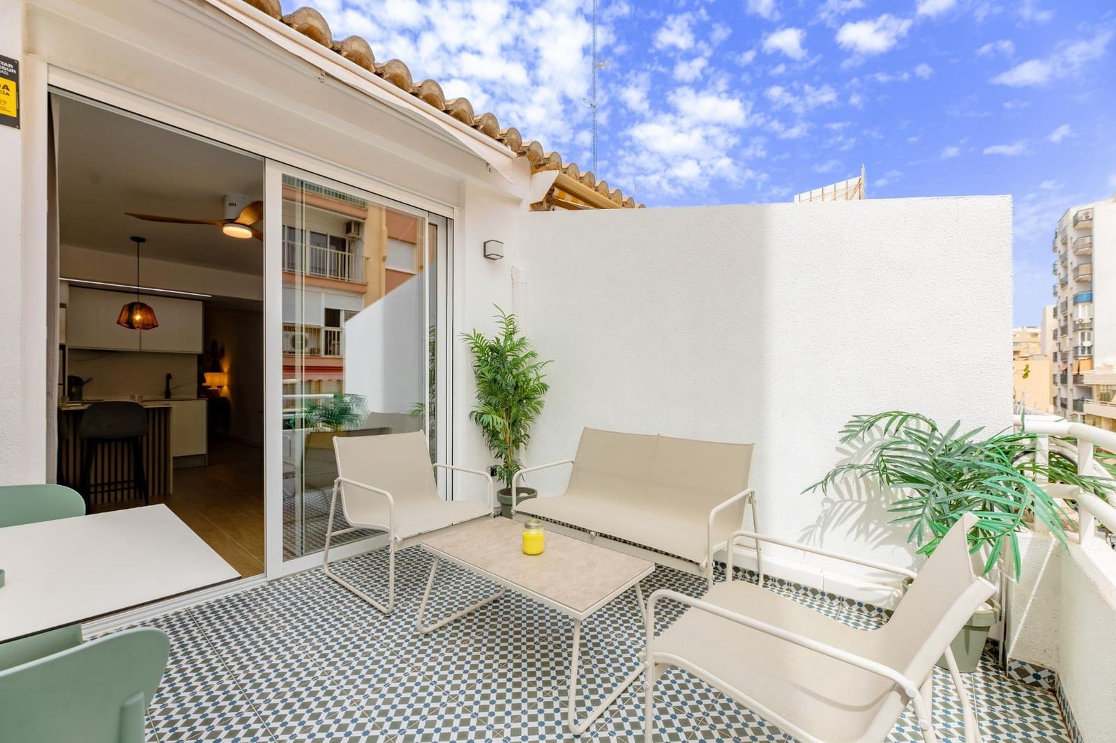 Ático de 1 habitación en Calpe / Calp en alquiler - 1.100 € (Ref: 10059441)