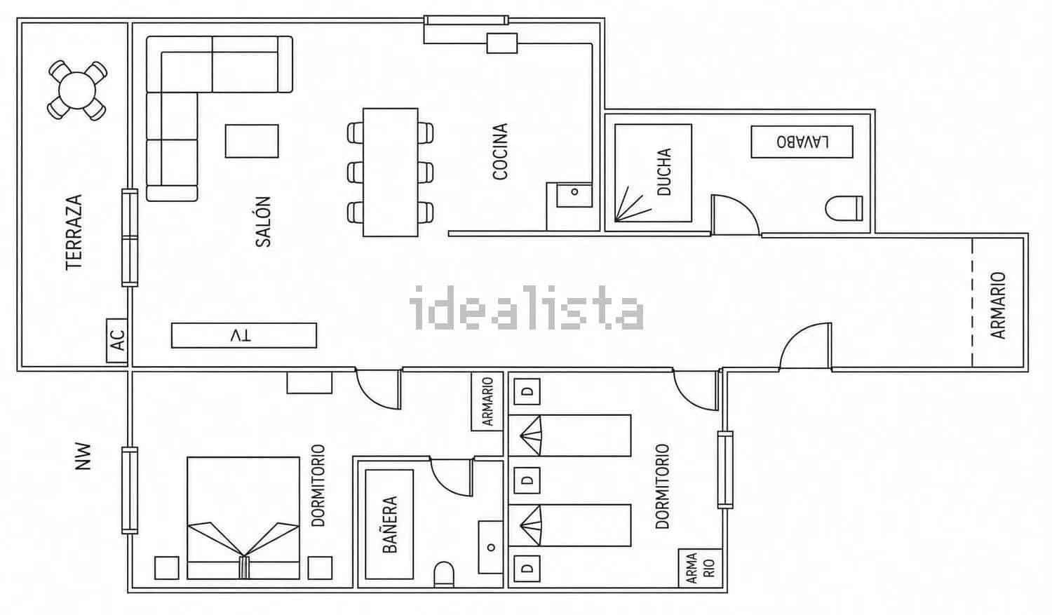 2 sovrum Lägenhet till salu i Torrevieja med pool - 290 000 € (Ref: 10120161)