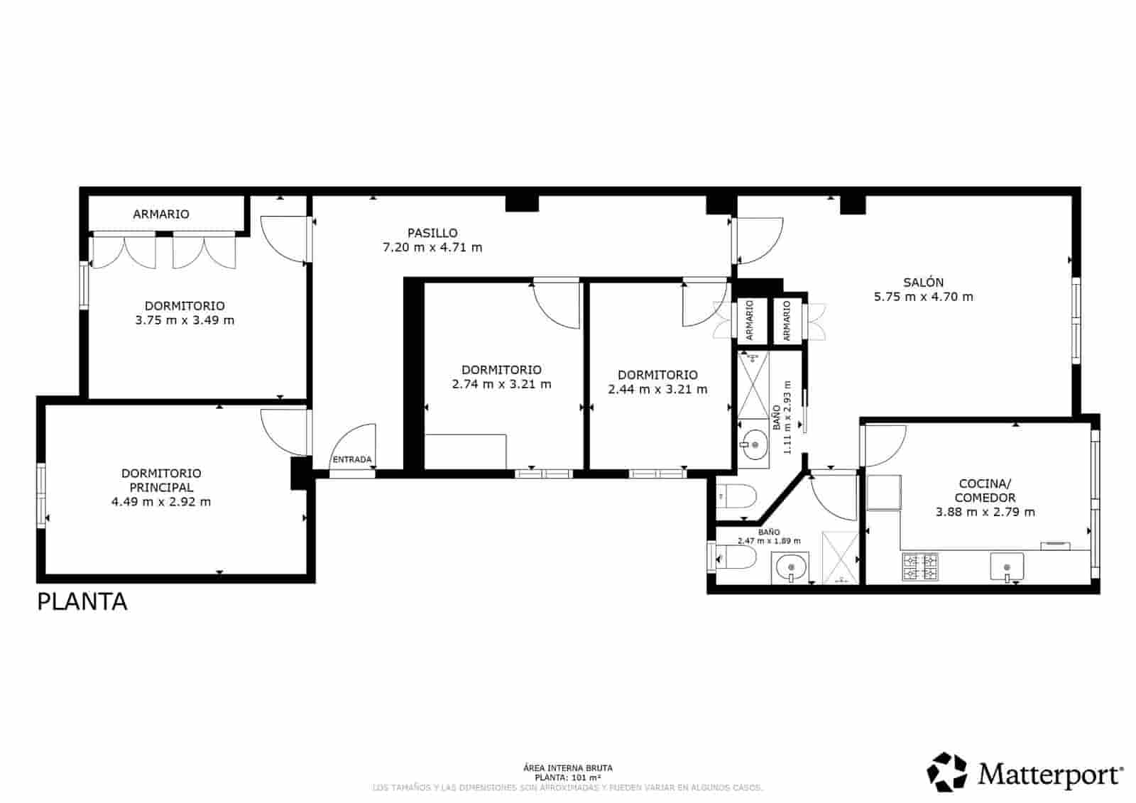 4 camera da letto Appartamento in vendita in Valencia citta - 395.000 € (Rif: 10184868)