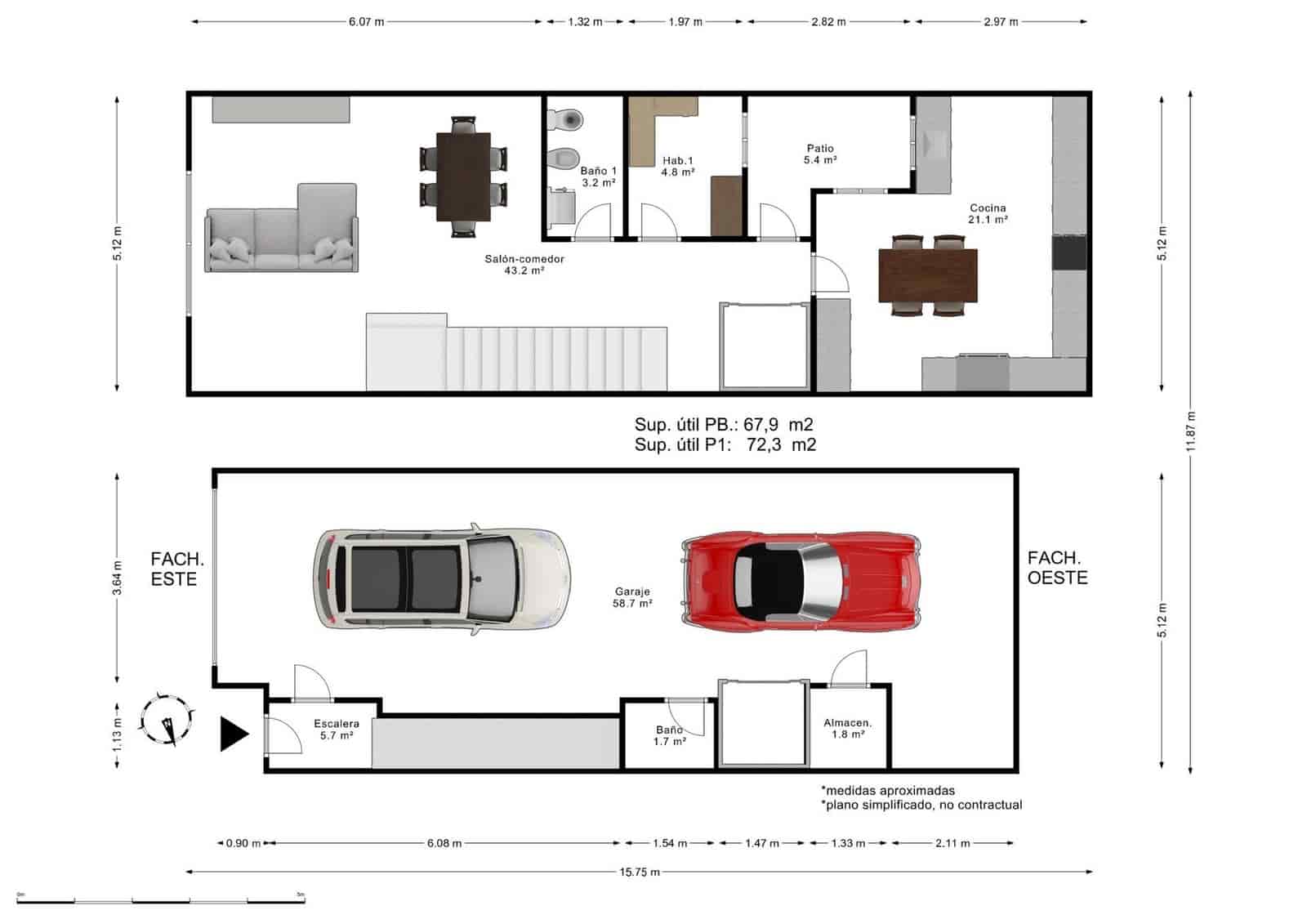 4 soveværelse Rækkehus til salg i Burriana / Borriana med garage - € 255.000 (Ref: 9068984)