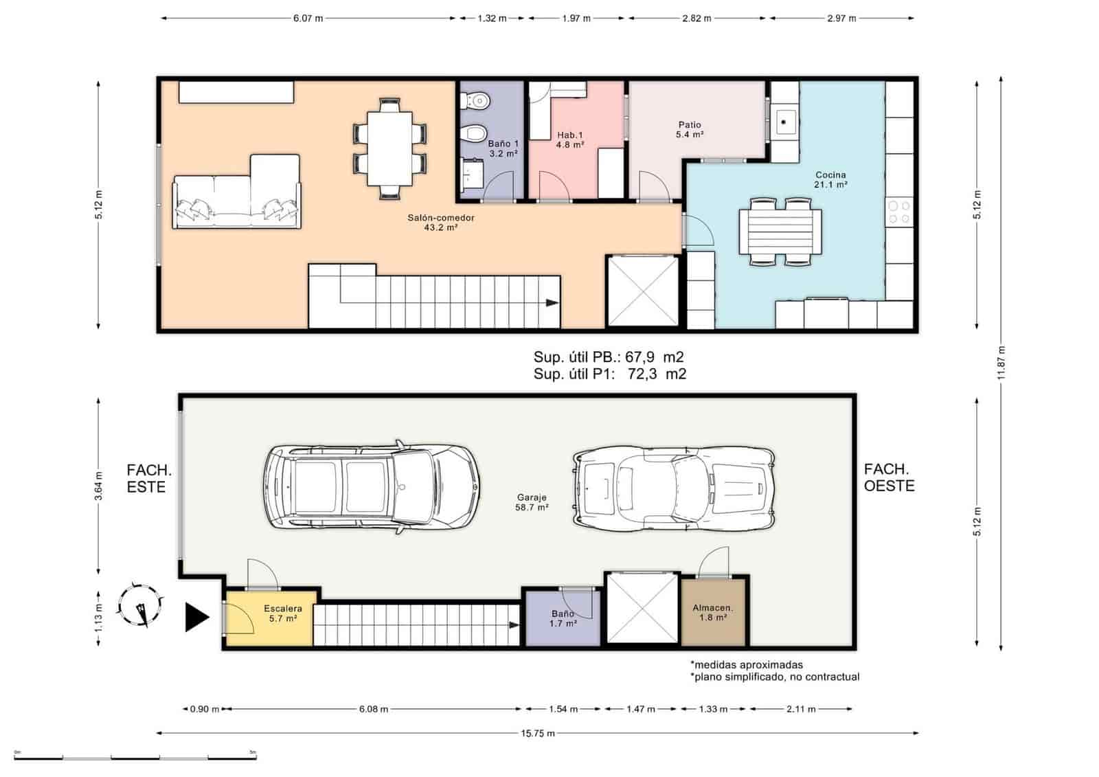 4 soveværelse Rækkehus til salg i Burriana / Borriana med garage - € 255.000 (Ref: 9068984)