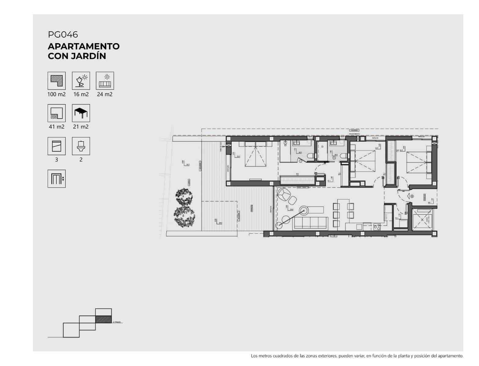 3 chambre Appartement à vendre à Cumbre del Sol avec piscine - 412 800 € (Ref: 9089991)