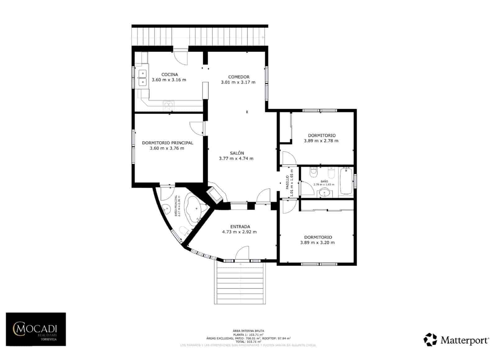 3 bedroom Villa for sale in Dona Pepa with pool garage - € 449,900 (Ref: 9950015)