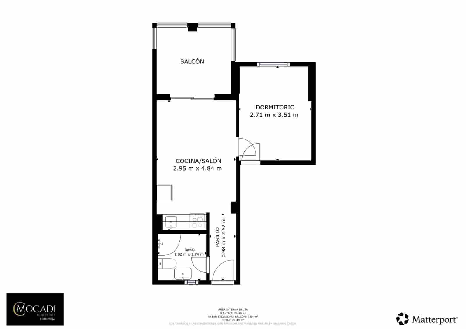 1 quarto Apartamento para venda em La Mata com piscina - 140 000 € (Ref: 9954417)