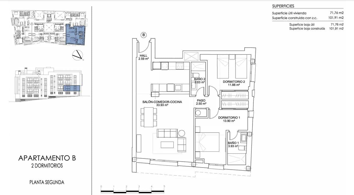 2 sovrum Lägenhet till salu i Estepona med pool garage - 570 000 € (Ref: 8976826)