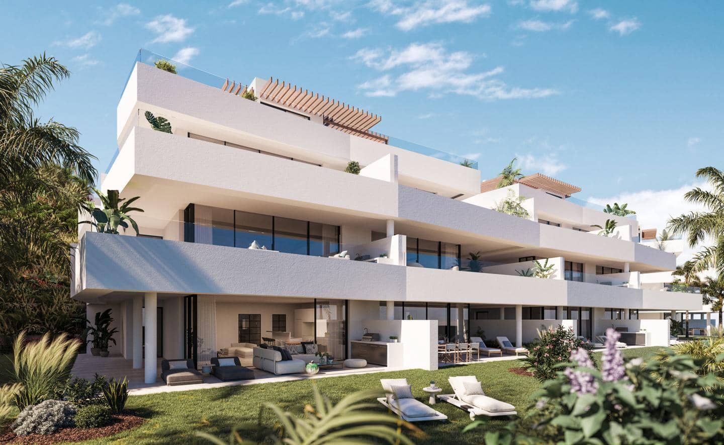 3 sypialnia Mieszkanie na sprzedaż w Estepona z basenem garażem - 847 000 € (Ref: 9563736)