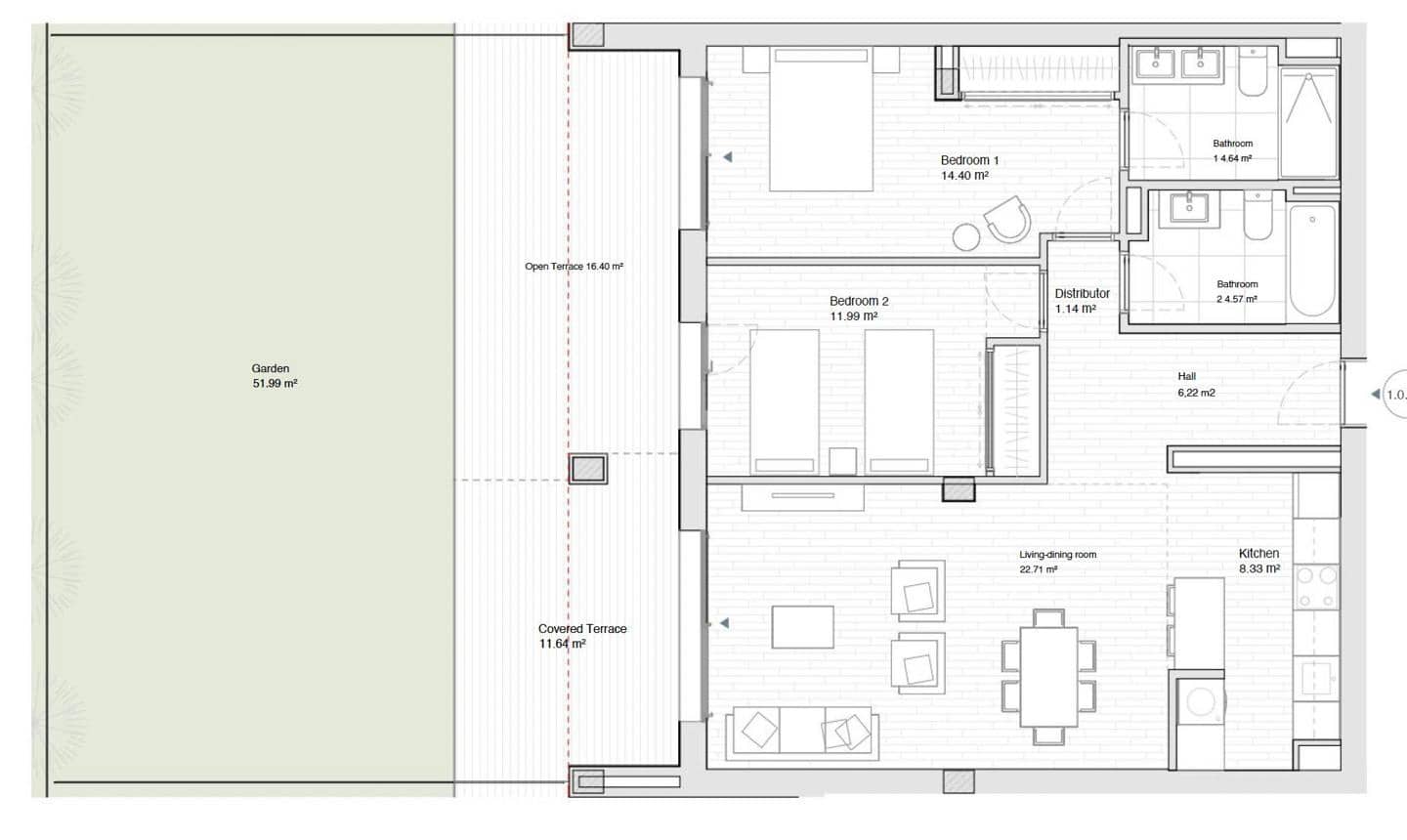 2 slaapkamer Appartement te koop in Estepona met zwembad garage - € 635.000 (Ref: 9753507)