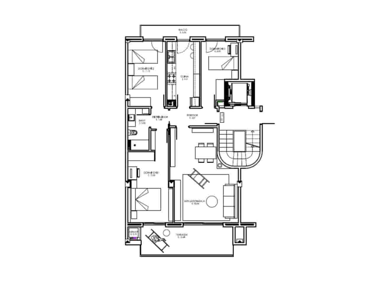 3 slaapkamer Flat te koop in Sant Feliu de Codines met garage - € 247.000 (Ref: 9793078)