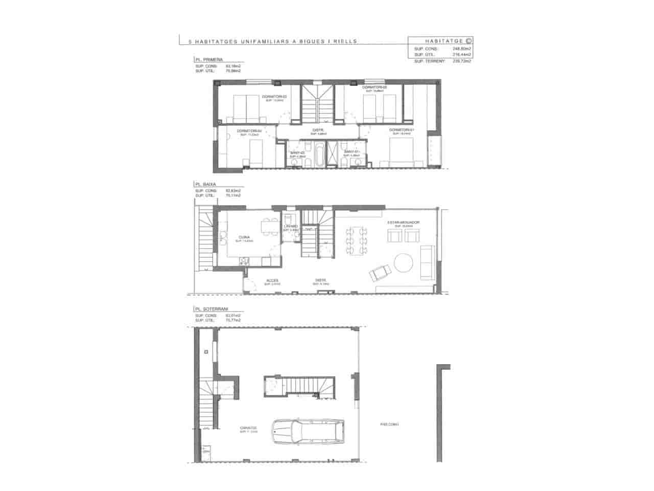 4 Zimmer Villa zu verkaufen in Bigues i Riells mit Garage - 449.500 € (Ref: 9793091)