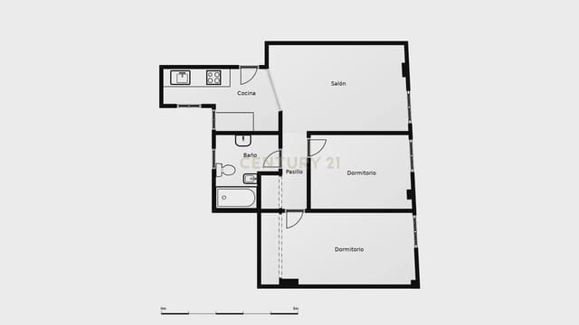2 makuuhuone Huoneisto myytävänä paikassa Orihuela ciudad, Orihuela - 129 500 € (Ref: 9603374)