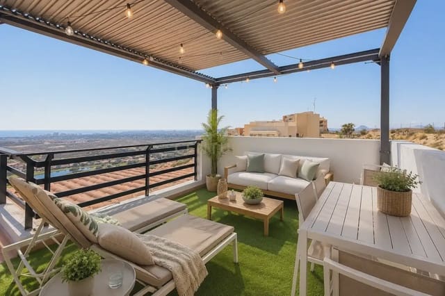 3 soveværelse Penthouse til salg i Muchamiel / Mutxamel med swimmingpool garage - € 329.000 (Ref: 9848238)